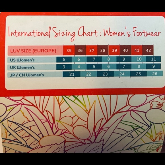 Luv Footwear Dream Flat Red Large Lunar Dot Women’s Size 7 - Picture 10 of 14